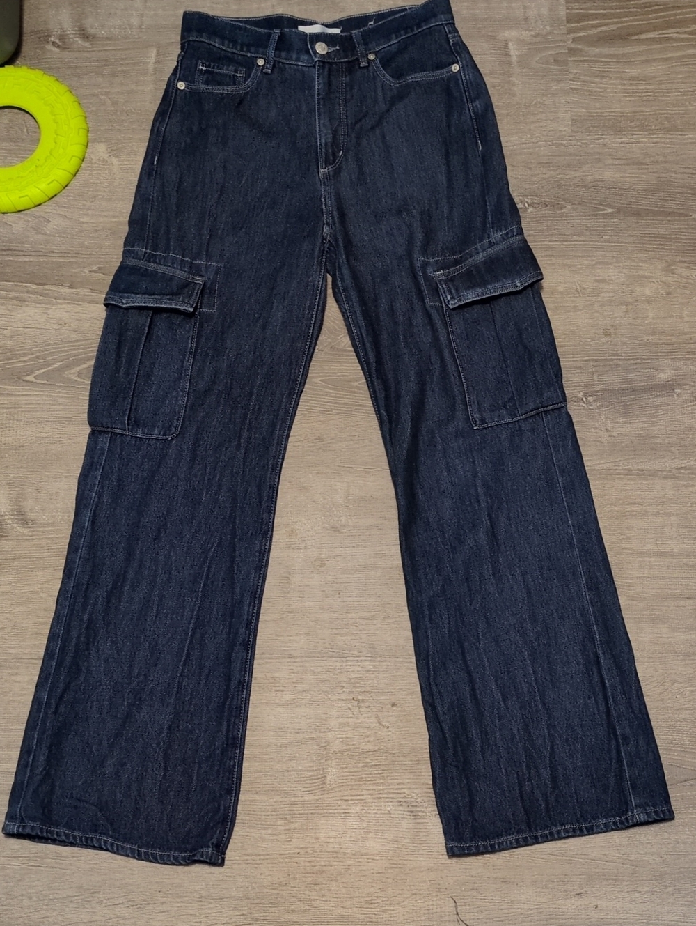Loft The Wide Leg Cargo Jeans Size 24/00